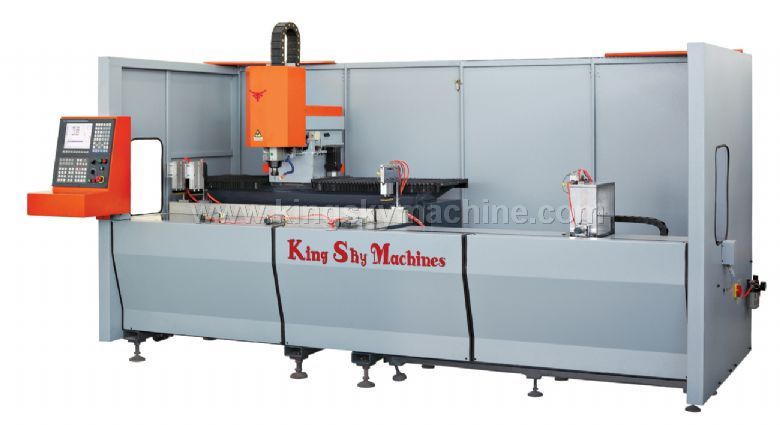 KS-XJ1533-CNC 4-Axis Drilling Milling and Sawing Machining Center